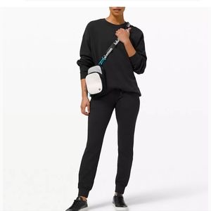 Lululemon Rulu Slim-fit High-Rise Jogger size 18 Black